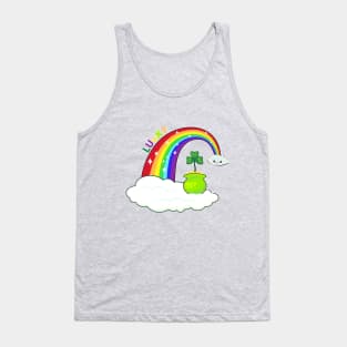 cute clover, rainbow Tank Top